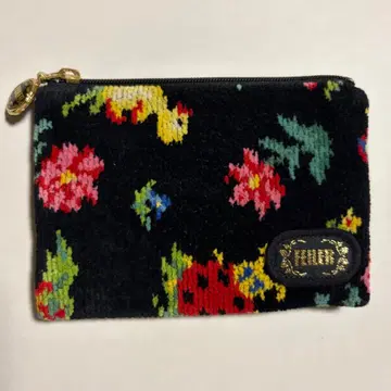 FEILER [하이디] web 긴자 한정판 티슈 파우치 블랙 새상품급