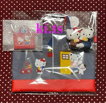 [미사용 새상품 미개봉] 파미리아 헬로키티 데님 백참 3상품 세트