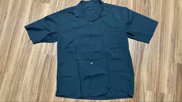 그린 레이블 릴렉싱 반팔 셔츠 다크 블루