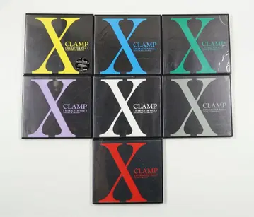 CLAMP X 캐릭터 파일 7장 세트