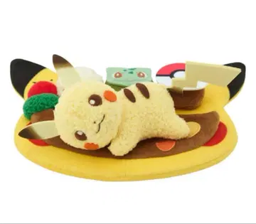 포켓몬 카페 카페풍 플레이트 봉제 인형 피카츄 포켓몬 센터 한정판