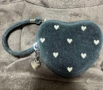 러브리 바이 페이러 러브리 하트 하트형 파우치 그레이