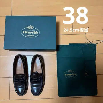 Church's SALLY R 폴리쉬드 바인더카프 코인 로퍼