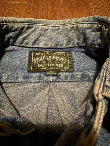 Polo Country 데님 셔츠 MADE IN USA