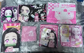 귀멸의 칼날 타월 수건 네즈코 한마디 쿠션 커버 극락탕