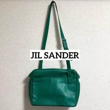 JIL SANDER 가죽 그린 숄더백