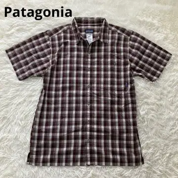 Patagonia 패커 의류 반팔 셔츠 브라운 M