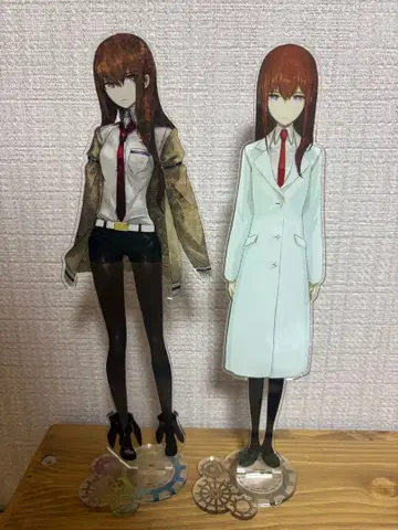 슈타인즈 게이트 마키세 크리스 빅 아크릴 스탠드 2개 세트