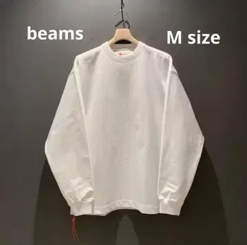 [새상품] beams Japan 빔즈 헤비 웨이트 롱T 화이트 M