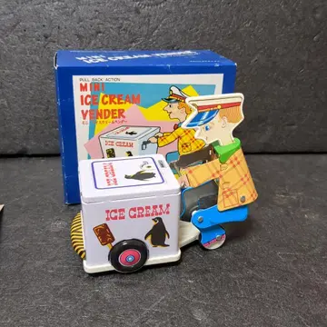 쇼와 레트로 복각판 양철 미니 아이스크림 펜더 레어