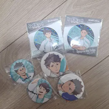 하이큐 오이카와 토오루 이와이즈미 하지메 캔뱃지 세트 2