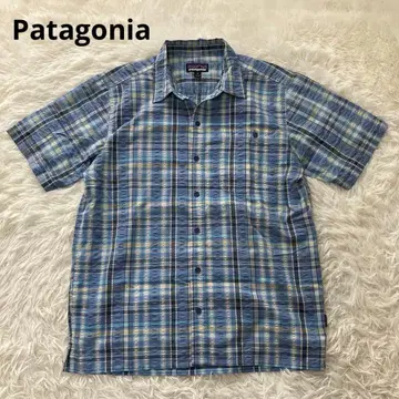 Patagonia 패커 의류 반팔 셔츠 블루 M