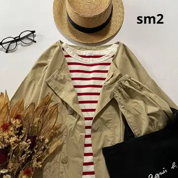 c184* 사만사 모스모스 노카라 코튼 블루종