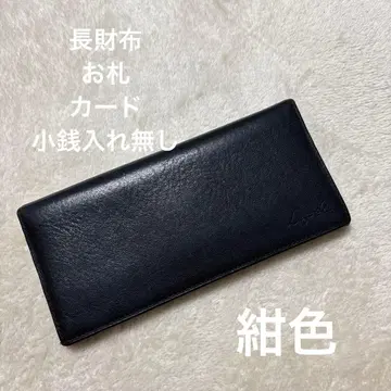 네이비 컬러 장지갑 카드 동전 지갑 없음 새상품급