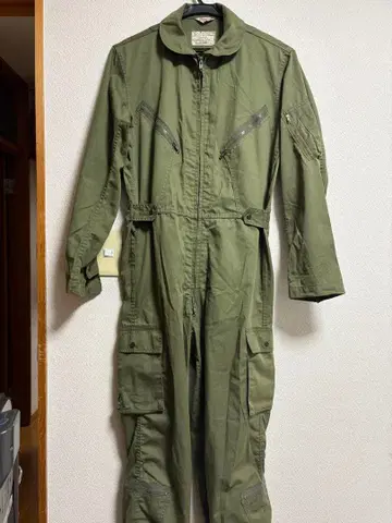 [ HOUSTON ] K-2B 플라이트 수트 작업복 밀리터리 세이지 그린