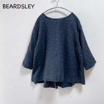 BEARDSLEY 도트 무늬 린넨 블라우스 풀오버