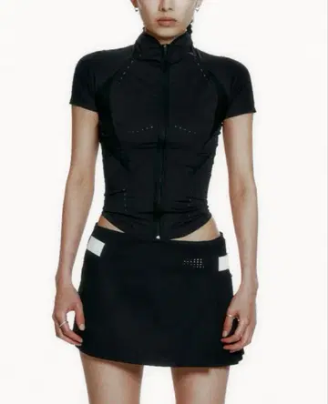 [최종 가격 인하] hyein seo Slashed Zip Top 네이비