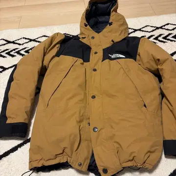 THE NORTH FACE 다운 자켓 S 브라운/블랙
