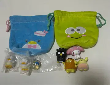 산리오 가챠 바츠마루 마이멜로디 폼폼푸딩 메지루시 액세서리 묶음 판매