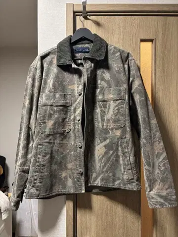 카모 패턴 코튼 밀리터리 자켓