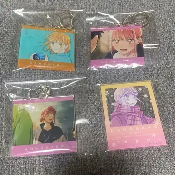 푸른상자 아크릴 키링 장면 사진 아크릴 포토 카드 초노 히나 카노 치나츠