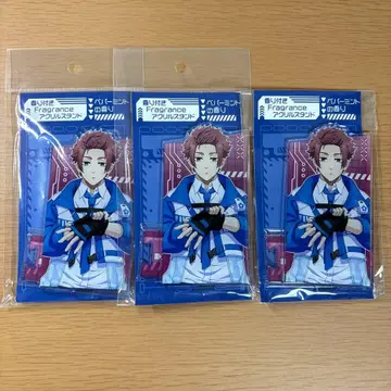 블루 록 향기 포함 아크릴 스탠드 사이버 펑크 이토시 사에 3종 세트