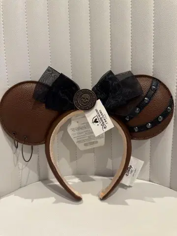 [ 상하이 디즈니 한정판 ] 캐리비안의 해적 머리띠 택 포함