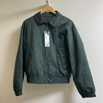 유니클로 퍼프 테크 숏 블루종 S