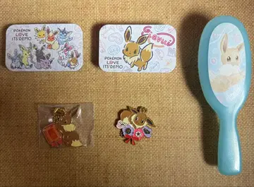 포켓몬 이브이 푸치캔 브러쉬 키링 묶음 판매