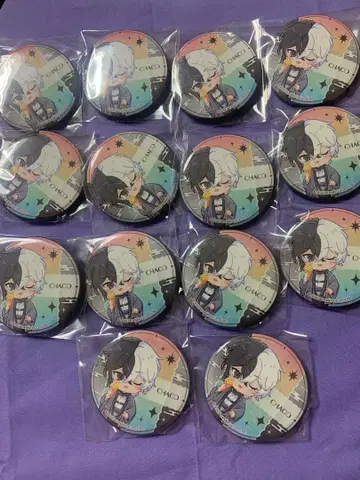 플라가리아 메모리즈 플라메모 캔뱃지 극락탕 차코