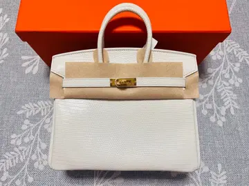 리자드 엠보 핸드백 화이트