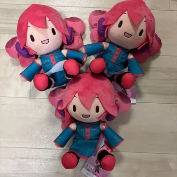 카사네테토 후와푸치 M 봉제 인형 봉제 인형 3점 세트