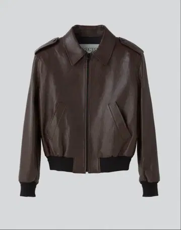 recto 브라운 지퍼 가죽 자켓 사이즈 S Jake 착용