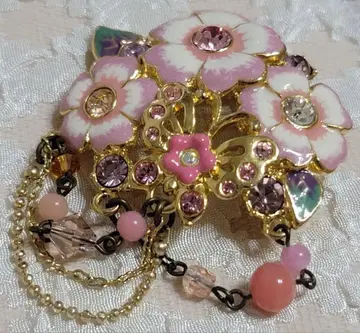 새상품 안나수이 ANNA SUI 브로치 꽃 플라워