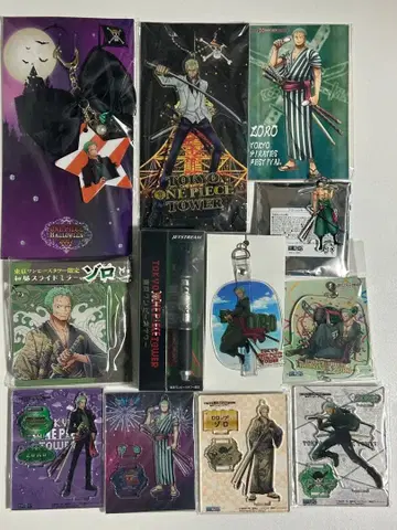 ONEPIECE 로로노아 조로 원피스 타워 한정판 굿즈 세트