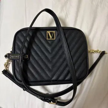 빅토리아 시크릿 블랙 숄더백