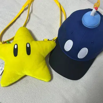 스타 숄더백 폭탄병 캡 모자 USJ 한정판 닌텐도 마리오