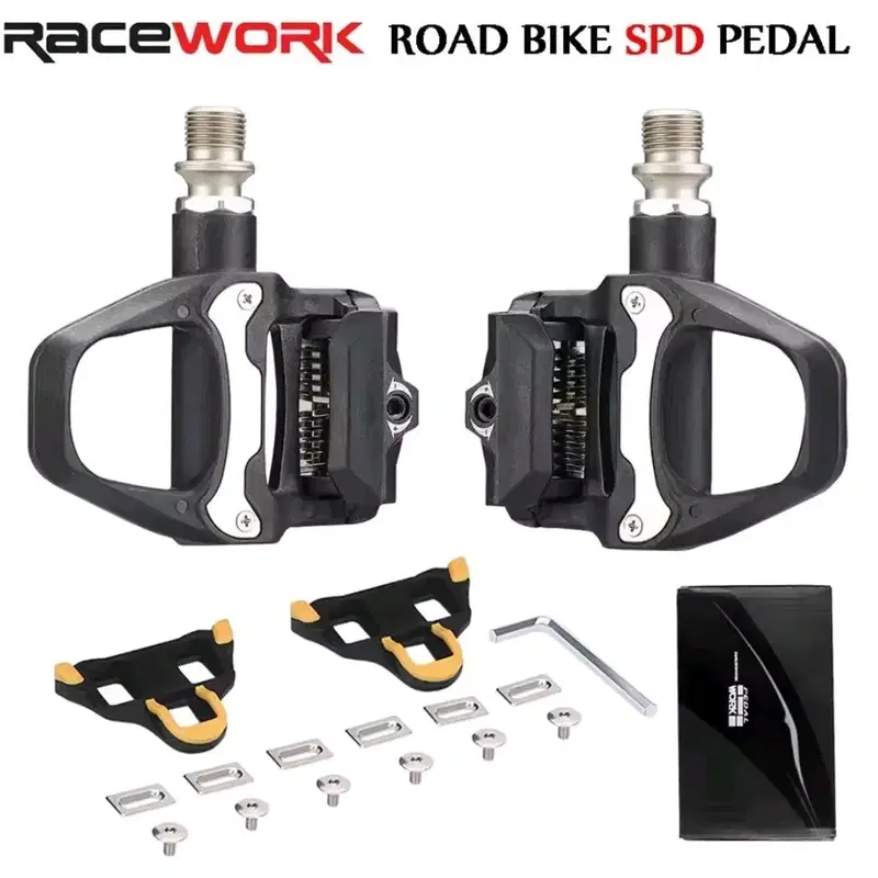 RACEWORK 로드바이크 SPD 클릿 페달 세트