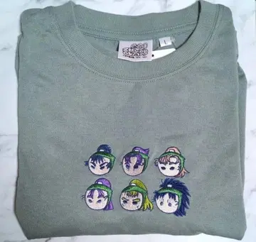 시마무라 닌타마 란타로 T셔츠 6학년 그린 계열 L 사이즈