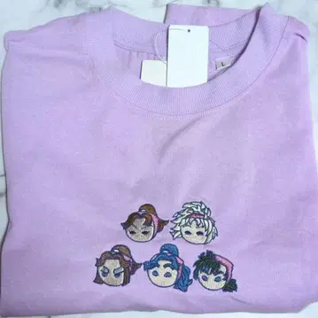 시마무라 닌타마 란타로 T셔츠 4학년 핑크 계열 L 사이즈