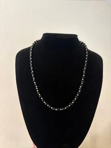 오닉스 다이아 컷 목걸이 염주 파워스톤 스포츠 목걸이 일반 상품