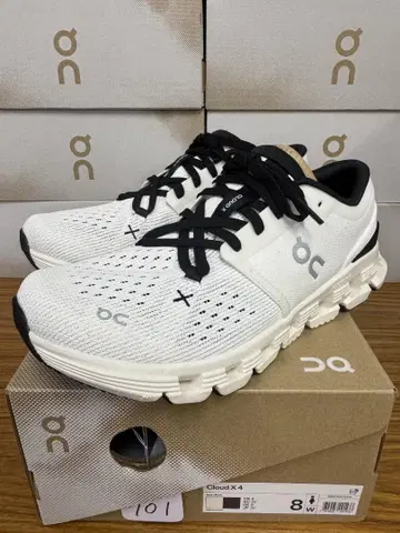[ 미사용 새상품 ] On Cloud X 4 화이트 25cm 여성용