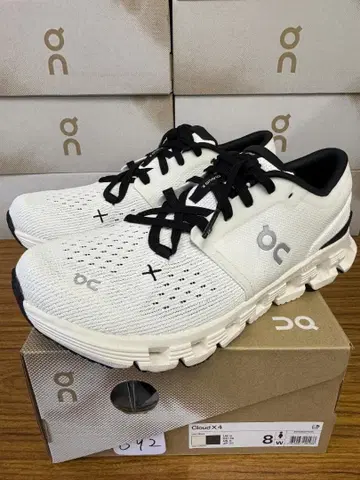 [ 미사용 새상품 ] On Cloud X 4 화이트 25cm 여성용