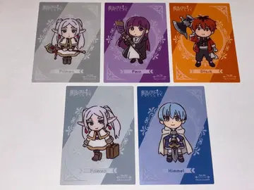 4캐릭터 컴프 세트 장송의 프리렌 클리어 카드 컬렉션 3 힘멜 포함