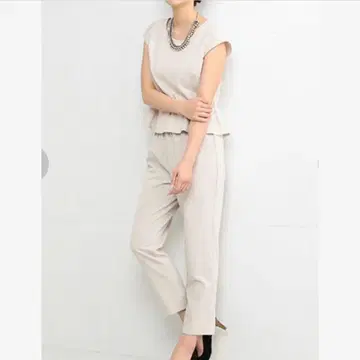 [ BEAMS LIGHTS ] 셋업 팬츠 셋업 페플럼 반팔