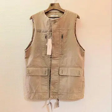 새상품 Johnbull 젬블 여성용 밀리터리 베스트 베이지