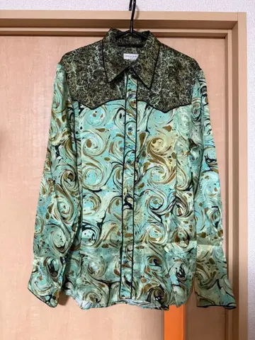 DRIES VAN NOTEN 18-19AW 마블 패턴 셔츠 올 패턴