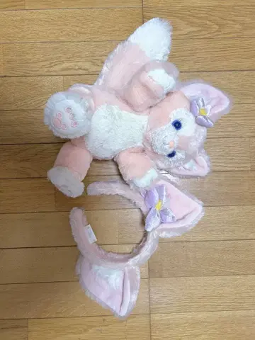 리나벨 머리띠 봉제 인형 퍼펫