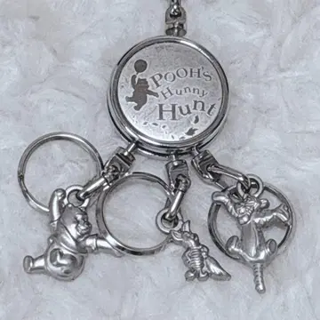 푸우의 허니헌트 키링 디즈니랜드 푸우 티거 이요르