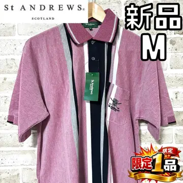 [선착순] 새상품 세인트앤드류스 남성용 피케 셔츠 M 멀티 컬러